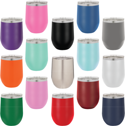 Polar Camel 12 oz Stemless Wine Glass