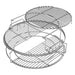 Big Green EGG Large EGGspander 5 piece kit with Large Big Green EGG ConvEGGtor Basket, Large Big Green EGG 2 piece multi-level  rack, and pair half grids for use with ConvEGGtor Basket, 120762