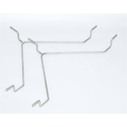 Pair Ceramic Grill Store Primo Oval Deflector Racks for XL and Large Primo Oval grills.  The Deflector Racks hold Deflector plates on BBQ cooks. 