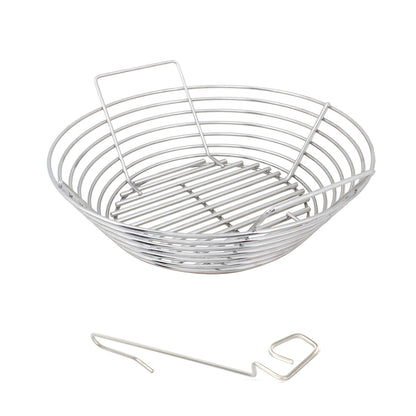 classic kamado joe kick ash basket with ceramic grill store's lump rake