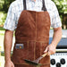 Brown Leather Apron Outset F240