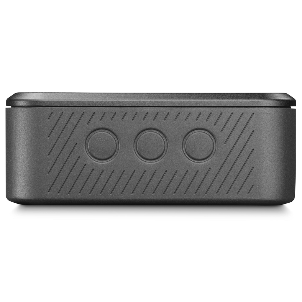 Side view of the FireBoard 2 Drive,  FBX2D, three control buttons.