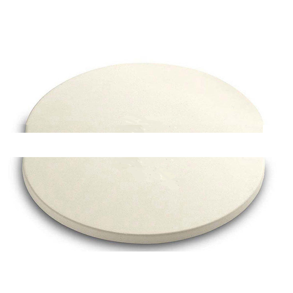 Pair 12" Half Moon Big Green EGG ConvEGGtor Basket stones.