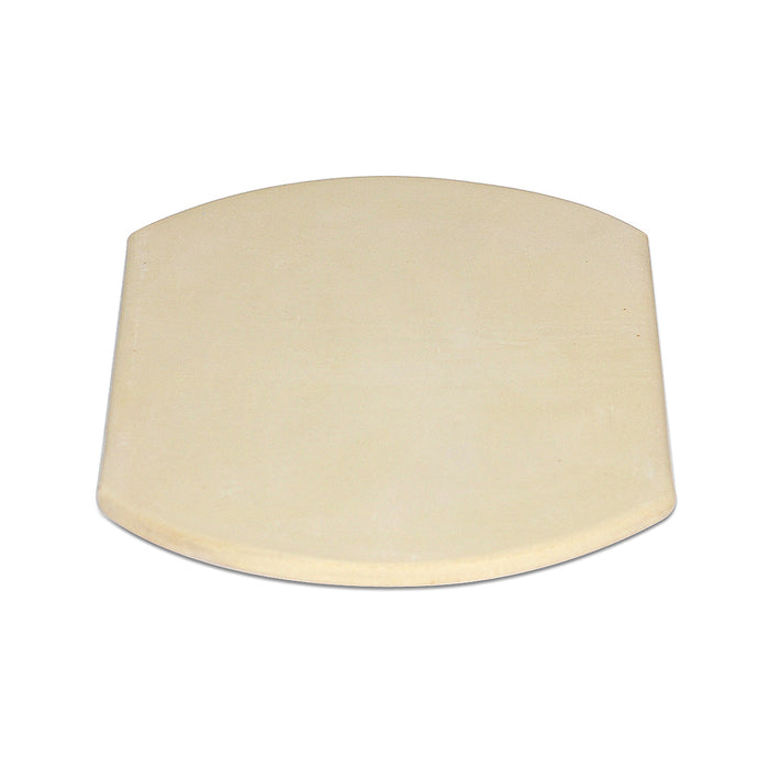 oval ceramic stone as heat deflector with ribs or brisket on large big green egg