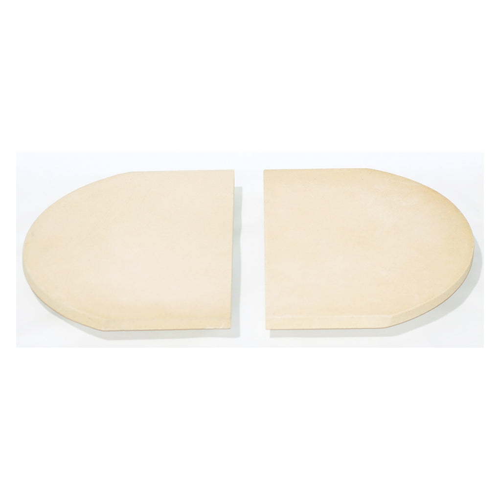 Large Primo Oval Heat Deflector Plates, PG00326 for BBQ and Grilling