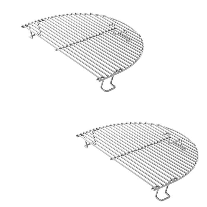 Pair Primo Grill XL Oval stainless cooking grates