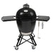 Primo Grill's Round Charcoal Kamado in Primo Grill Stand and Side Shelves.