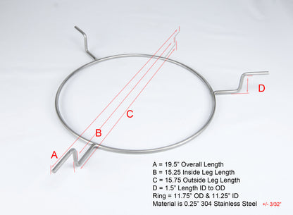 Louisiana Grills 22 & Pit Boss 22 Accessory Ring, CGS Spider